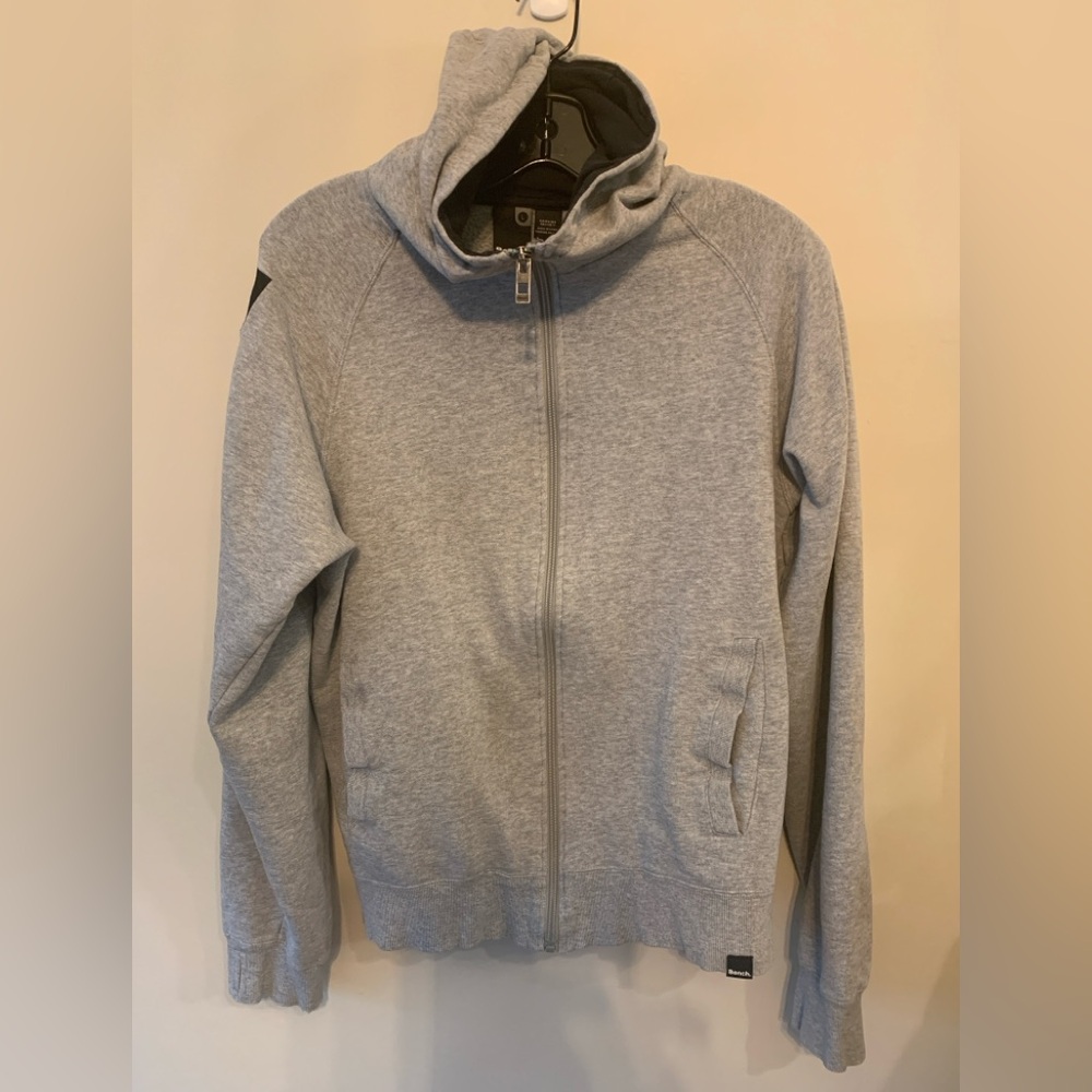 Youth BENCH Gray Zip-Up Hoodie